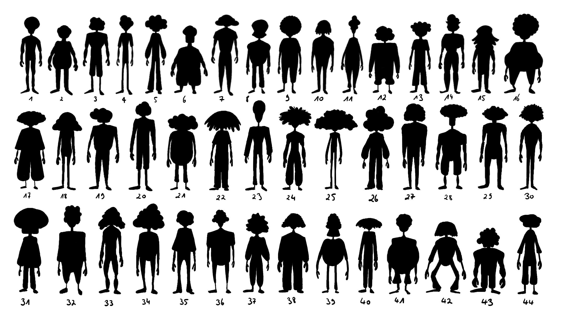 Silhouettes of Rue's father